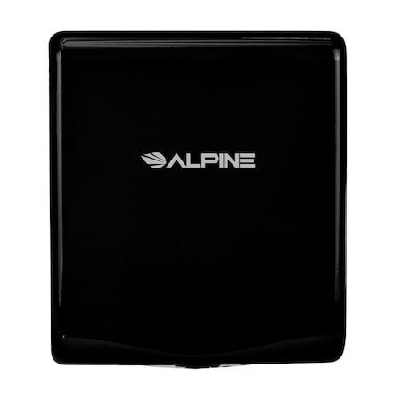 Alpine Industries Willow Commercial Black High Speed Automatic Electric Hand Dryer 405-10-BLA